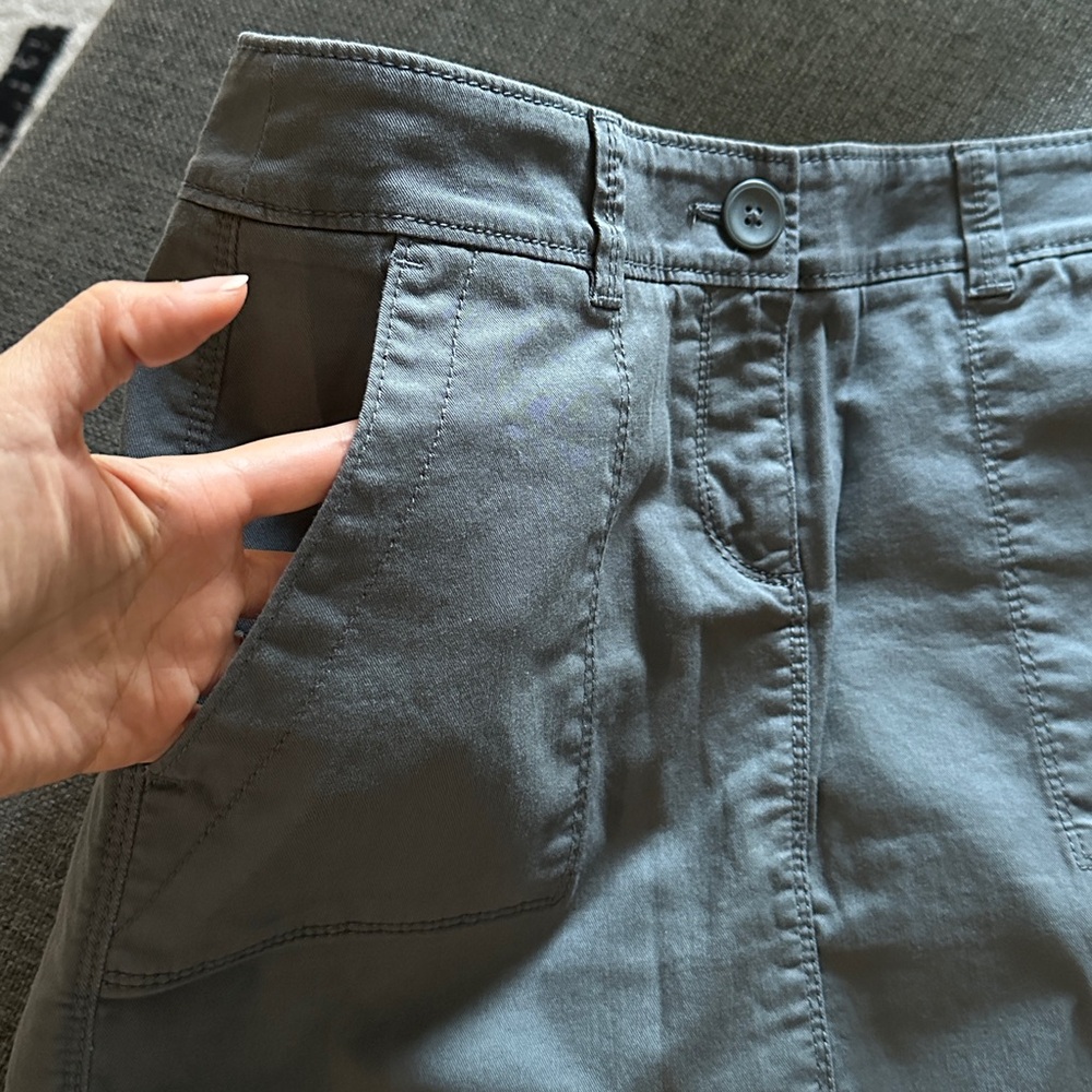 NEW Loft Gray/Tan Women's Straight Skirt - Picture 5 of 10